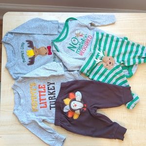 Baby Thanksgiving And Holiday Matching Sets, Size 3-6M